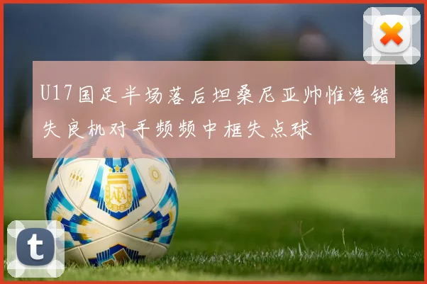 U17国足半场落后坦桑尼亚帅惟浩错失良机对手频频中框失点球
